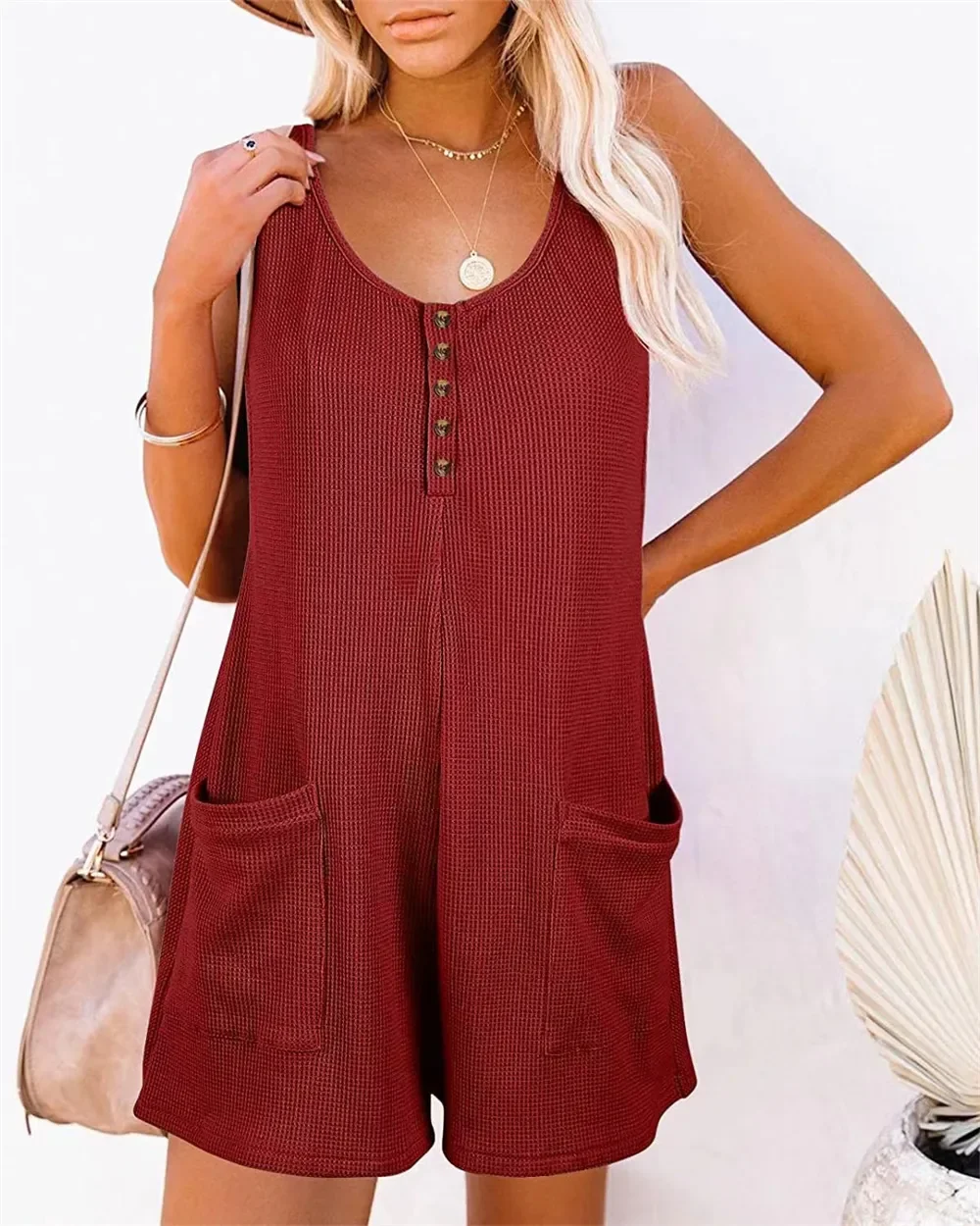 Summer Women Sleeveless Overalls Elegant Jumpsuits Romper Casual Vintage Ladies Short Pants Mesh fabric Wide Leg Pants