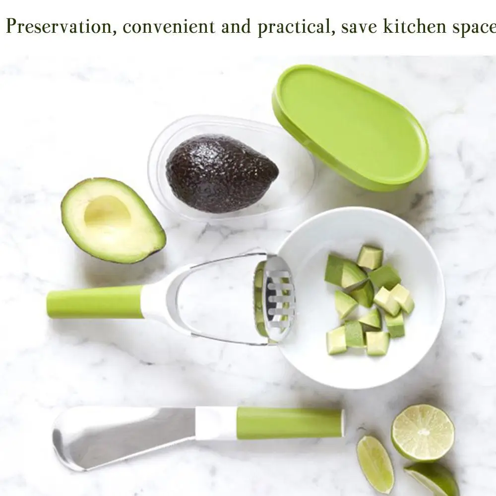 Storage Container 14*9*7cm Save And Clean Durability One-piece Buckle Cover Clever Design Preserving Avocado Freshness Fresh Box