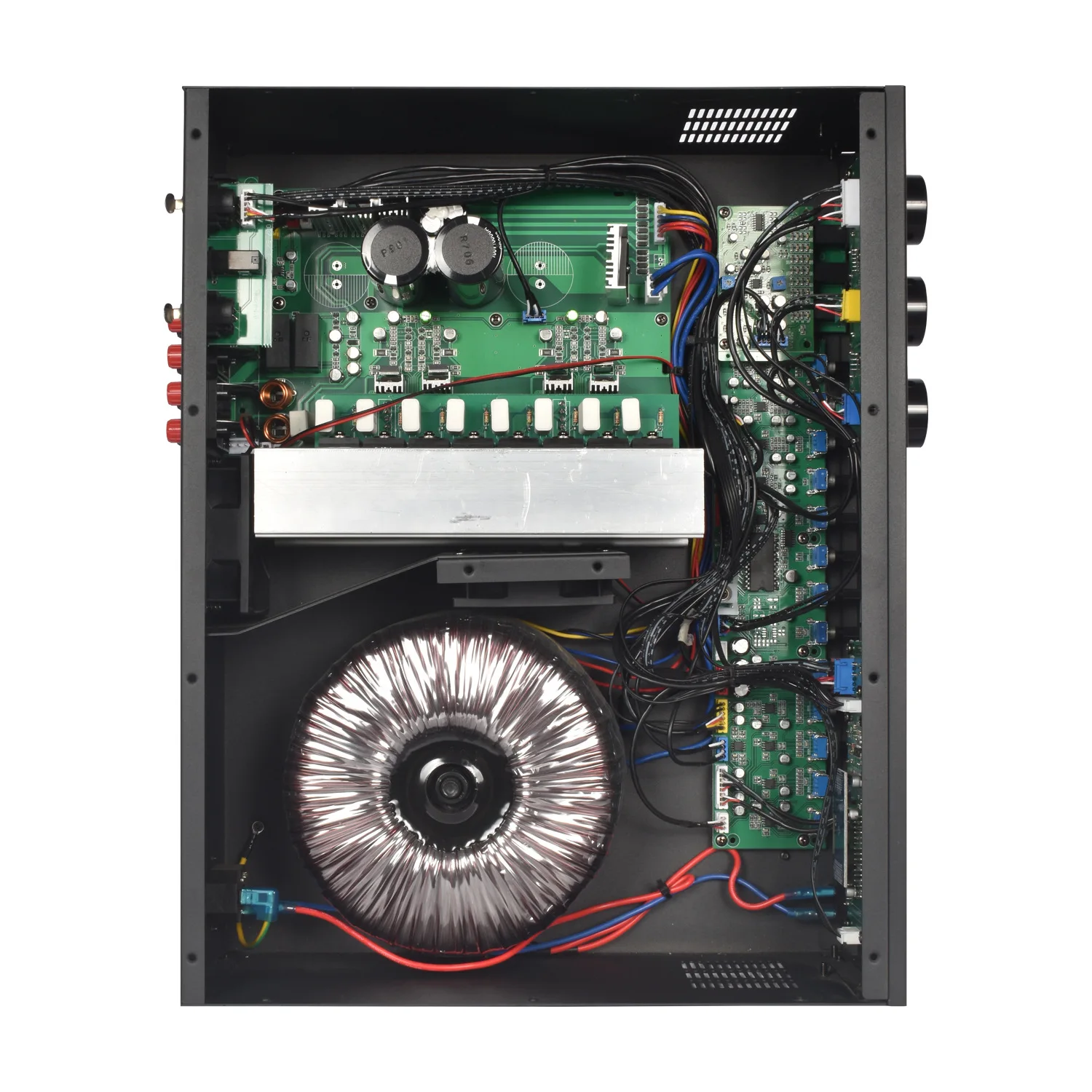 Card package power amplifier binaural bluetooth high power professional KTV home theater conference amplifier