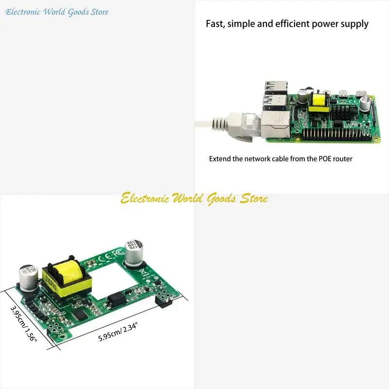 

A3PD 5V модуль питания POE 802.3AF Ethernet Active POE для 3B+ RPI