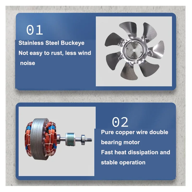 12นิ้วสแตนเลสท่อท่อไอเสียพัดลม Booster 6 ''ห้องน้ำห้องครัวแขวนผนังหน้าต่างพัดลม Air Ventilator Extractor blower