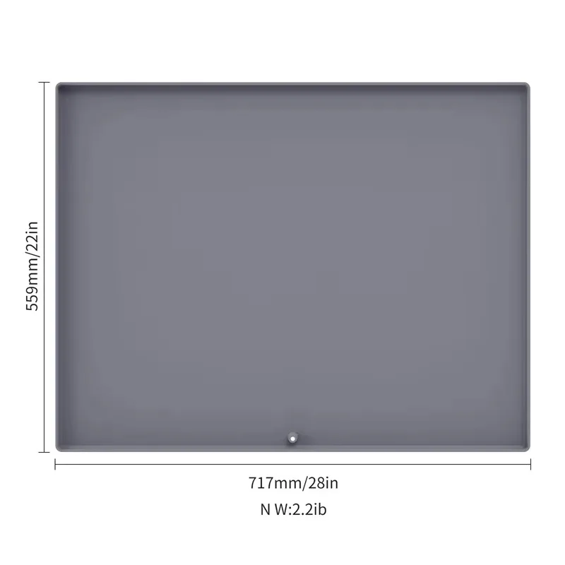 Silicone Under the Sink Waterproof Mat for Kitchen Cabinet Protection with Absorbent Properties Silicone Mat
