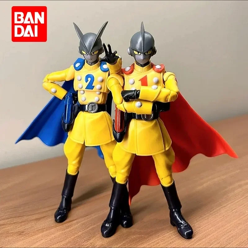 

Original Bandai Shfiguarts Dragon Ball Z Super Hero Gamma1 Gamma2 Action Figures Collectible Anime Model Figurines Statue Toys
