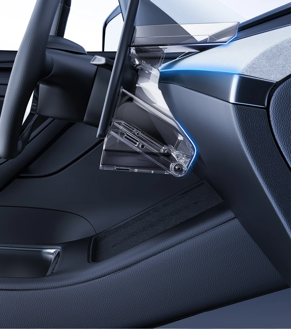 YZ Für Tesla Model 3/Y/YL Juniper 2021-2026 Organizer Zubehör Mittelkonsolen-Aufbewahrungsbox Taschentuchbox-Aufbewahrung – Detail 13