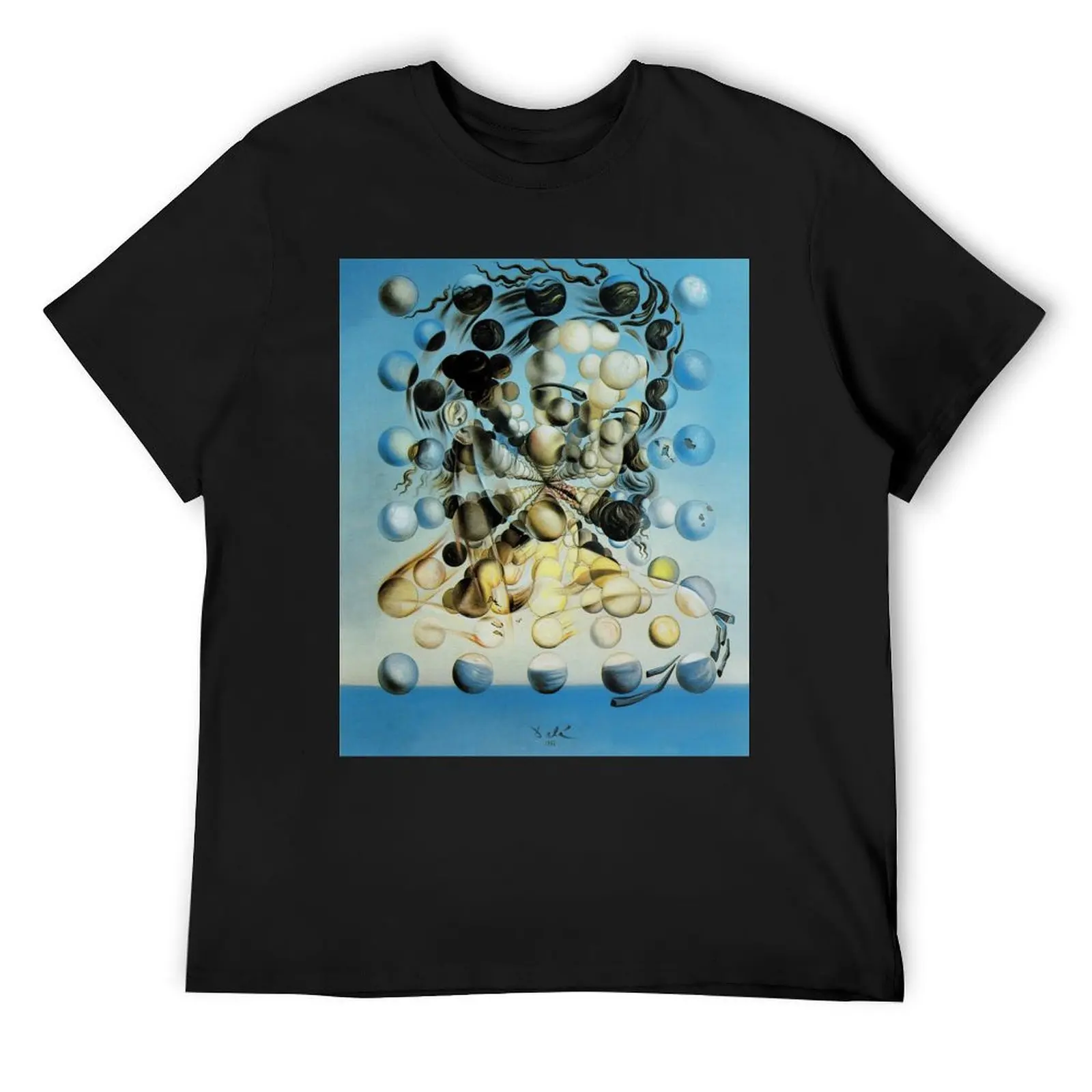 Salvadore Dali Atomic Galatea Surrealist Famous Painters T-Shirt anime t shirts plus size tops cute tops clothing for men