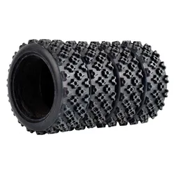 4Pcs 70mm Rubber Tires for 1/10 RC Off-Road Buggy – High Grip Wheels for Tamiya TT01 TT02 XV01 LC Racing PTG-2 HSP HPI