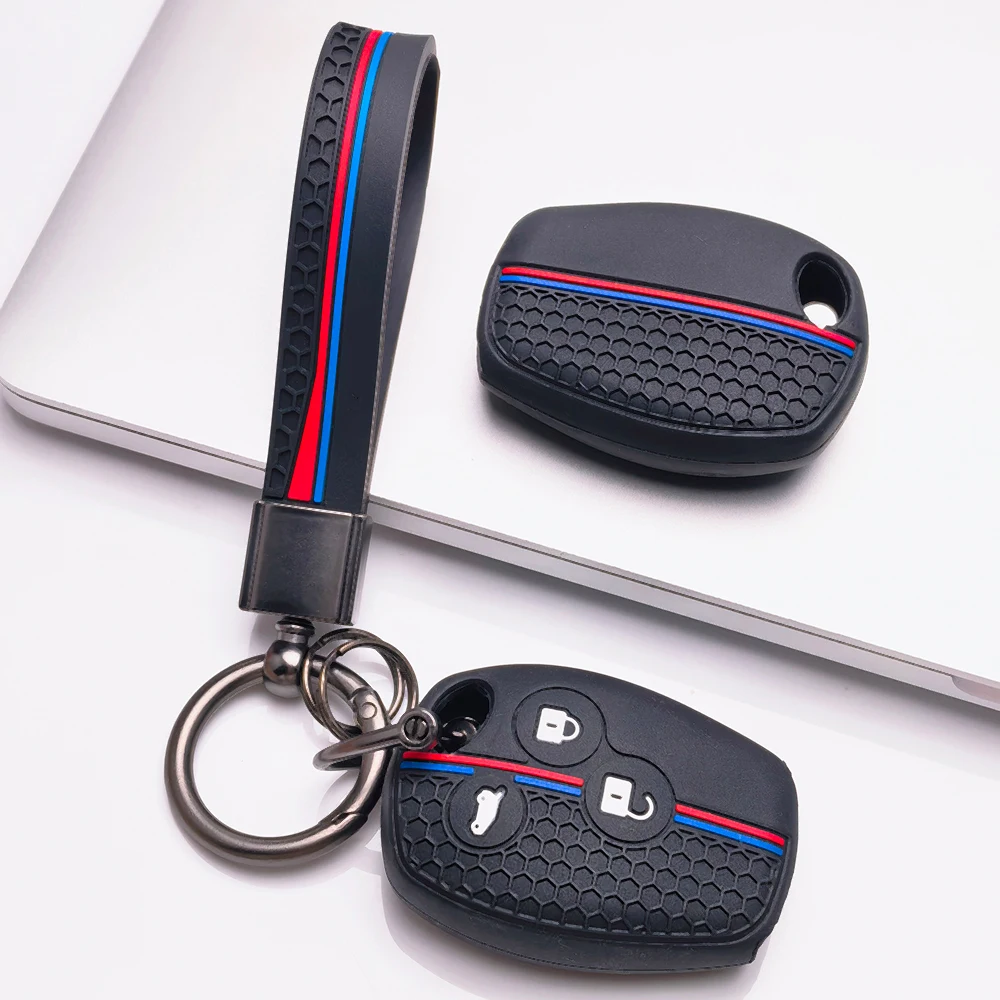Remote Key Case For Renault Duster Sandero Logan Clio Symbol Captur For Dacia Logan For Nissan Terrano Almera with hand strap