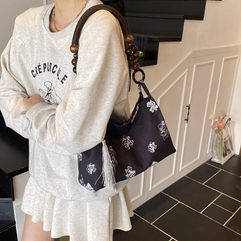 

Новая вышитая сумка в китайском стиле с кисточкой и подвеской в виде подмышек, сумка Hanfu с вышивкой, кошельки, сумка через плечо