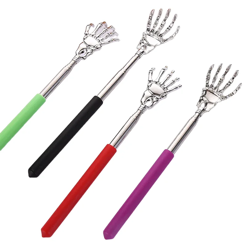 Telescopic Stainless Steel Back Scratcher Telescopic Massage Claw Back Scraping And Anti-itch Tool Health Care Products