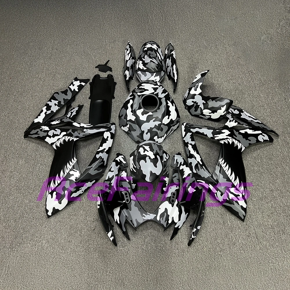 القرش الأسنان التمويه الهدايا المجمعة لسوزوكي 2006 2007 GSXR 600-750 ABS البلاستيك هدية مجموعة 06 07 GSXR600 GSXR750 #3