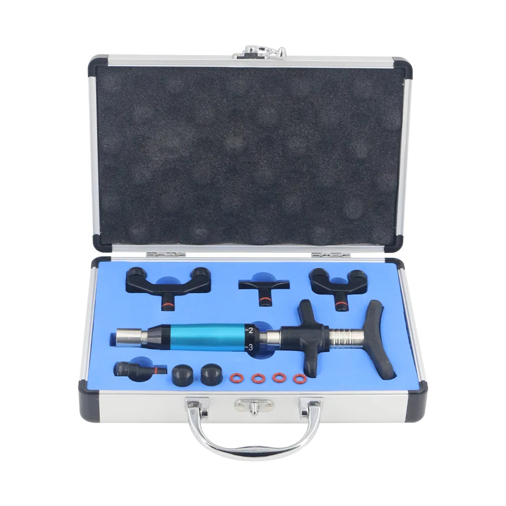 Novo corrector de quiropraxia manual ajuste terapia coluna correção ativador massager cuidados com a saúde manual conjunto arma