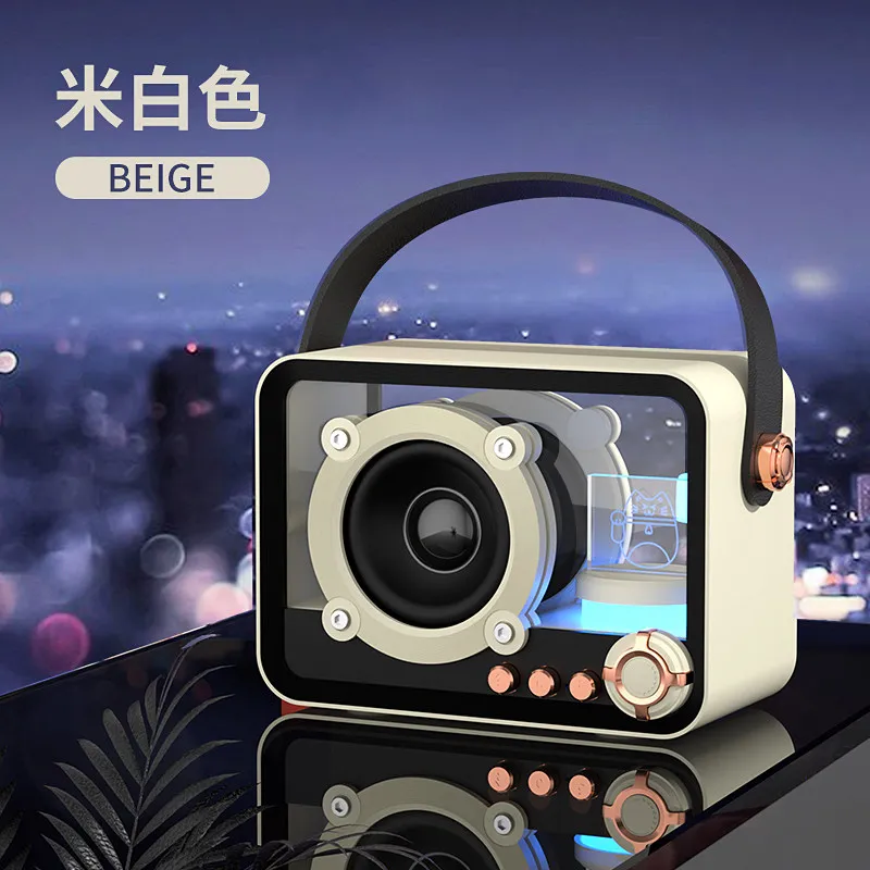 Wireless Bluetooth glazed speaker rings high value outdoor long battery life customization