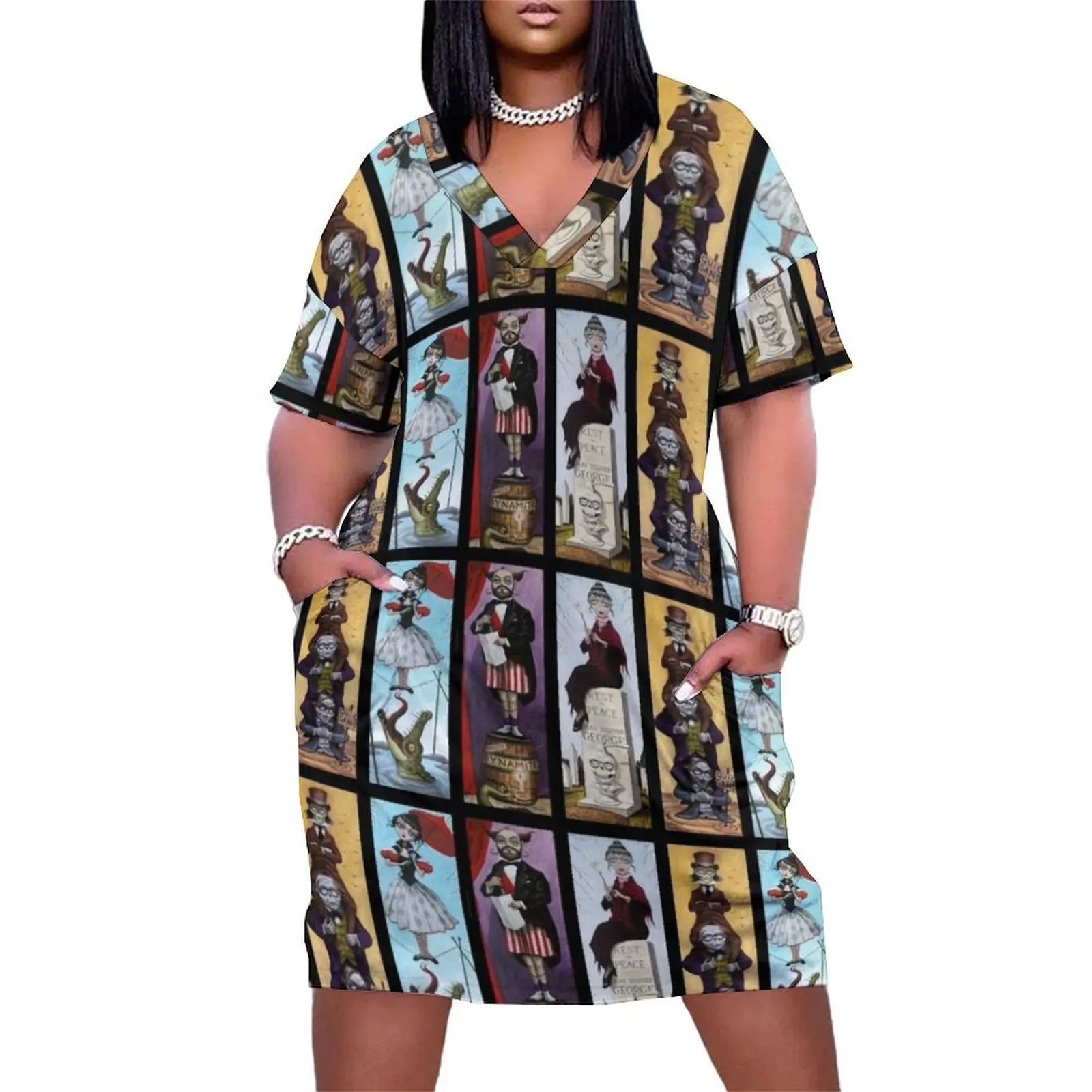 

Stretching Portraits Loose Pocket Dress Women dresses summer summer dress woman 2025 elegant women's sets