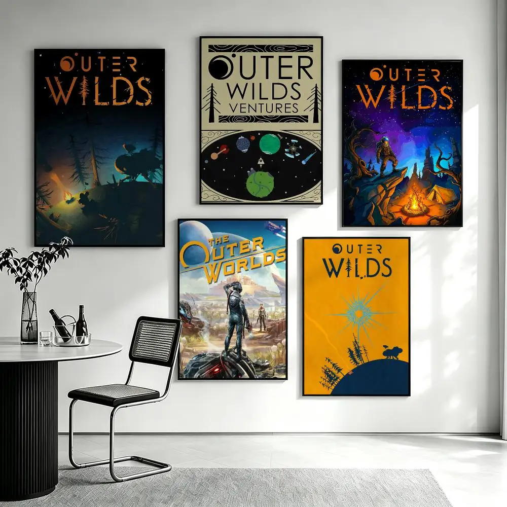 Game Outer Wilds Poster Poster HD printing Sophisticated Style Wall Art Home Decor For Bedroom Living Room Creative Gift