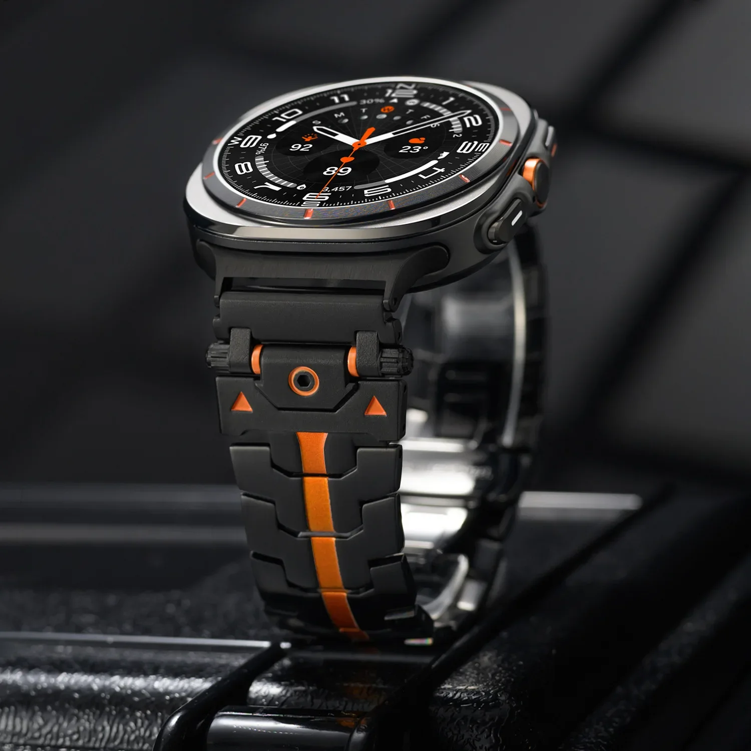 Металлический ремешок из нержавеющей стали для Samsung Galaxy Watch Ultra 47 мм, прочный браслет с пряжкой-бабочкой, аксессуары для Galaxy Watch Ultra