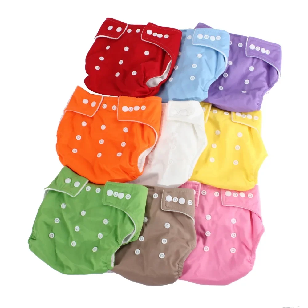 Baby Diapers Reusable Nappies Cloth Washable Infants Baby Training Pants Panties Nappy