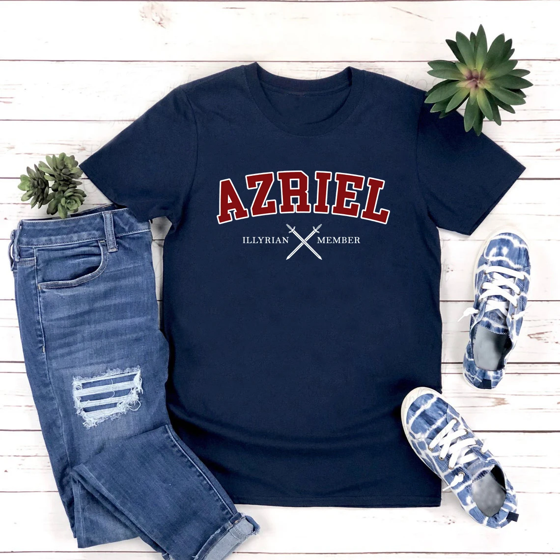 Azriel Shadowsinger ACOTAR T-Shirt Rhysand Tshirt Women Clothes Terrasen Tee Book Lover Apparel SJM Merch Shirt Bookish Gift