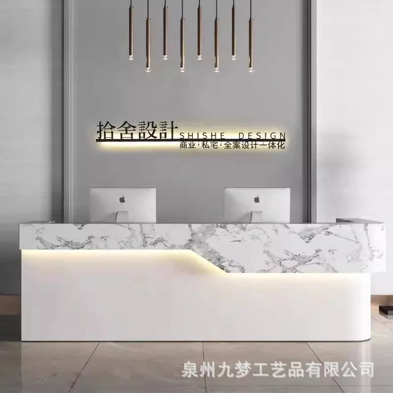 Company image background wall display signboard front desk billboard three-dimensional luminous word lamp studio door sign
