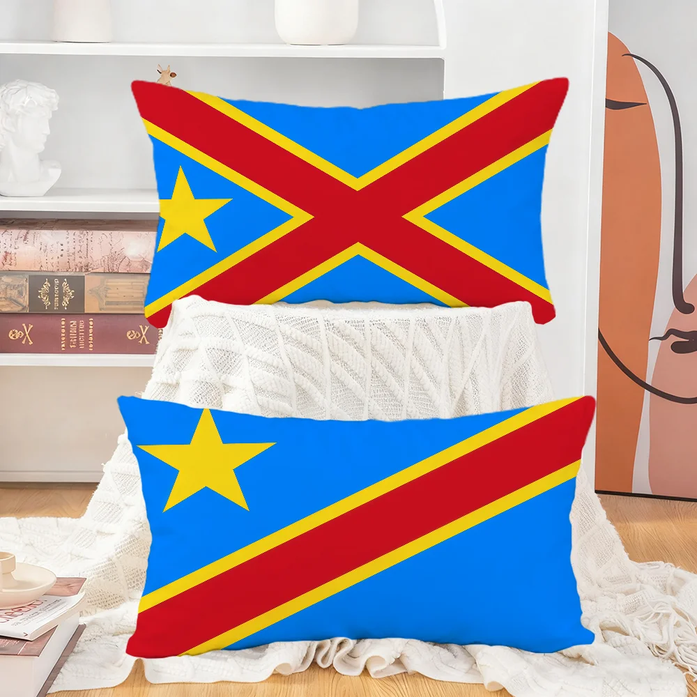 Democratic Republic Cushion Cover Rectangle Pillow Cover Home Sofa Living Room Dorm Bedside Hogar Pillowcase Party Gift