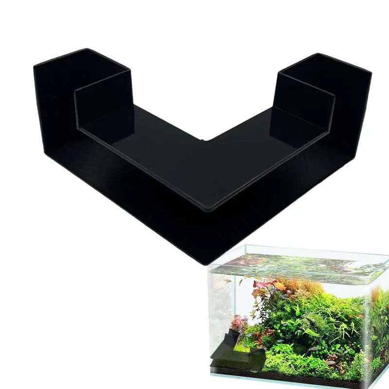 Aquarium Shrimp Hides Attractive Shrimp Hiding Tunnel for Corner Decorative Aquarium Tunnel Multifunctional Shrimp Cave