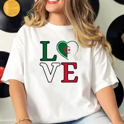 알제리 t 셔츠 여성 재미 있은 여름 일본 tshirt 여성 애니메이션 하라주쿠 만화 의류