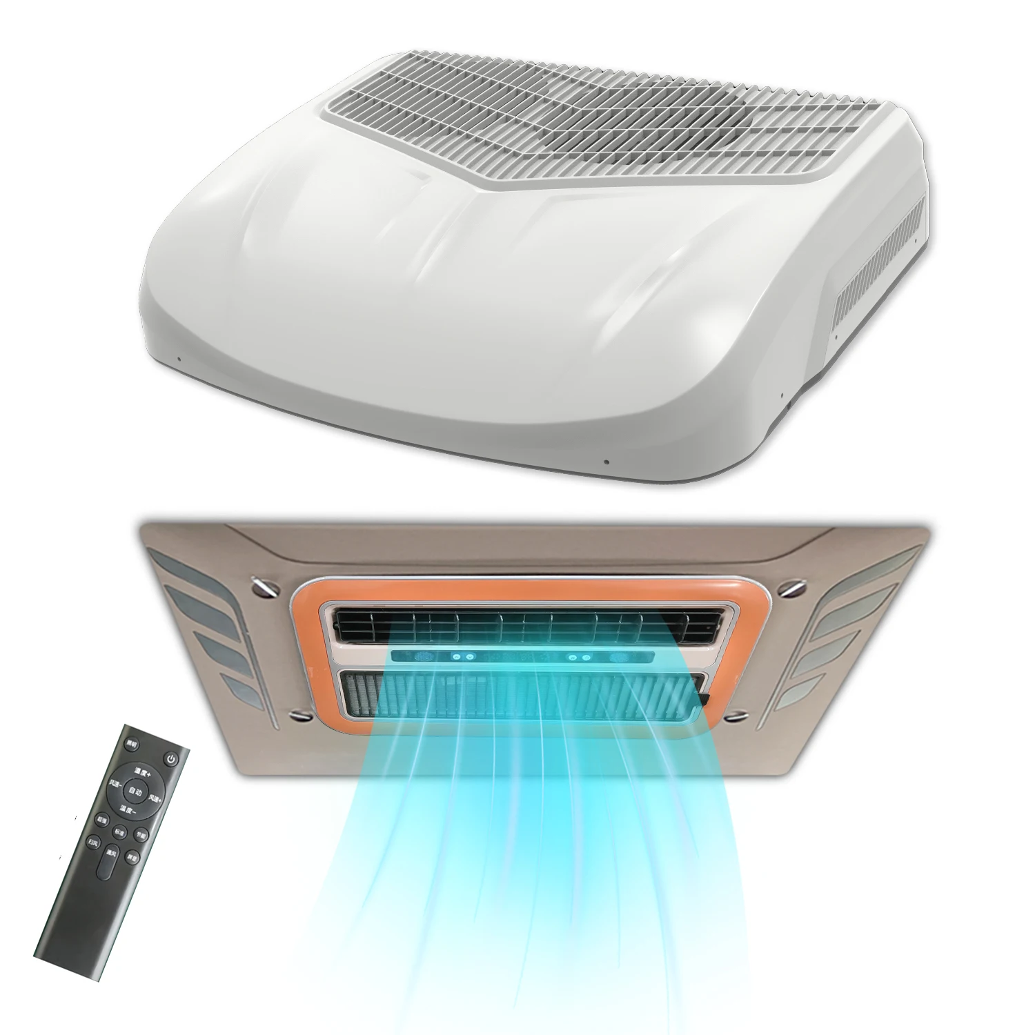 

Roof-Mounted Universal Electric Car air Conditioner 12V 24V Apu Unit for Truck 12 Volt Rooftop air Conditioner