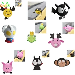 Yellow Little Cute Funny Cartoon Doll Antenna Balls Plush EVA Foam Aerial Toppers Decoration Car Styling Roof ornament 9 styles