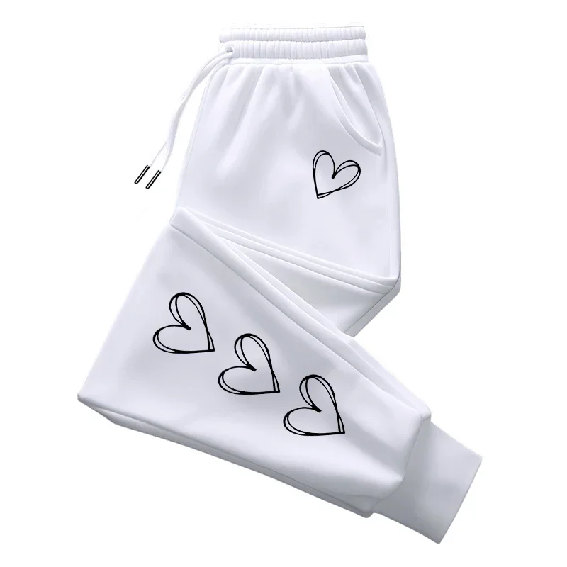 

Fashion Cat Casual Men Women Pants Trendy LoveTrend Print Pattern Soft Jogging Fitness Sweatpants Everyday Comfort Long Trousers