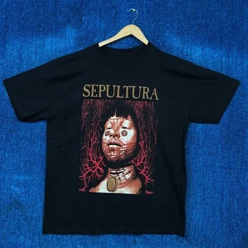 تي شيرت Sepultura Arise المعدني Sepultura القبلية الفن الجرافيك تي شيرت أنيق أسود لمحبي المعادن Thrash عشاق الفن روك