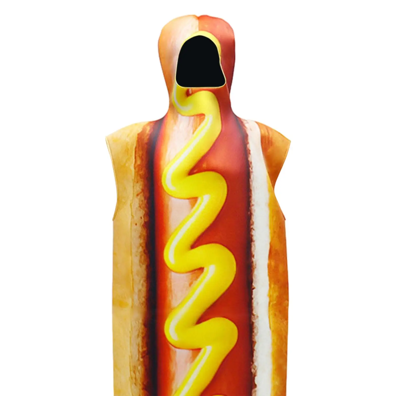 Mexican Festival Hot Dog Costume Prop Portable Hot Dog Outfit for Themed Party