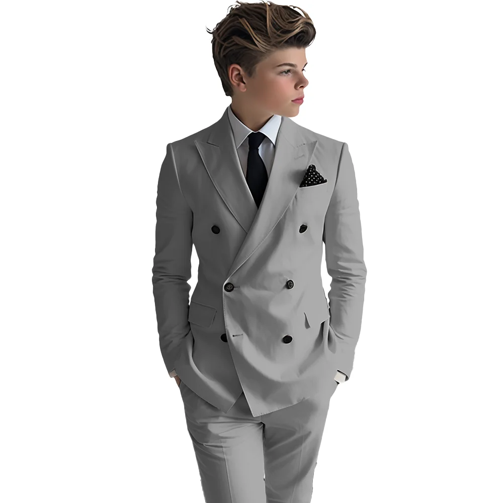 Kids Flower Suit, Tuxedo Ceremony Formal Suit, Photography Blazer, Party Performance Outfit, Wedding, Teens