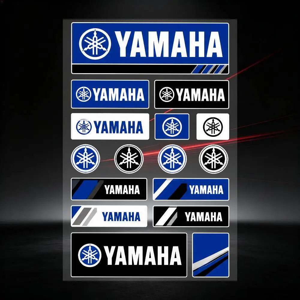 Yamaha High Visibility Reflective Waterproof Decal Scratch Hide Sticker Fit Car Motorcycle Helmet Refrigerator