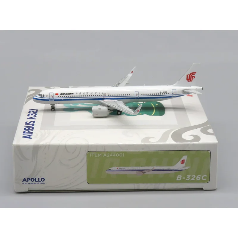 APOLLO 1/400 Scale China International Airlines A321NEO B-326C Die-cast Alloy Aircraft Model Collectible Decorative Ornament