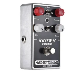 Enhance Your Guitar Playing with Mosky Brown Distortion Guitar Effect Pedal Tone Contour Volume and Gain Adjustments
