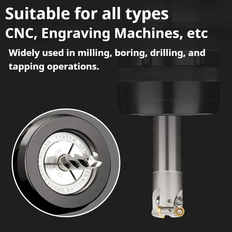 C32 C25 C20 C16 C22 C42 Powerful Collet Chuck 3-32mm Strong Milling Cutter Holder CNC Tool