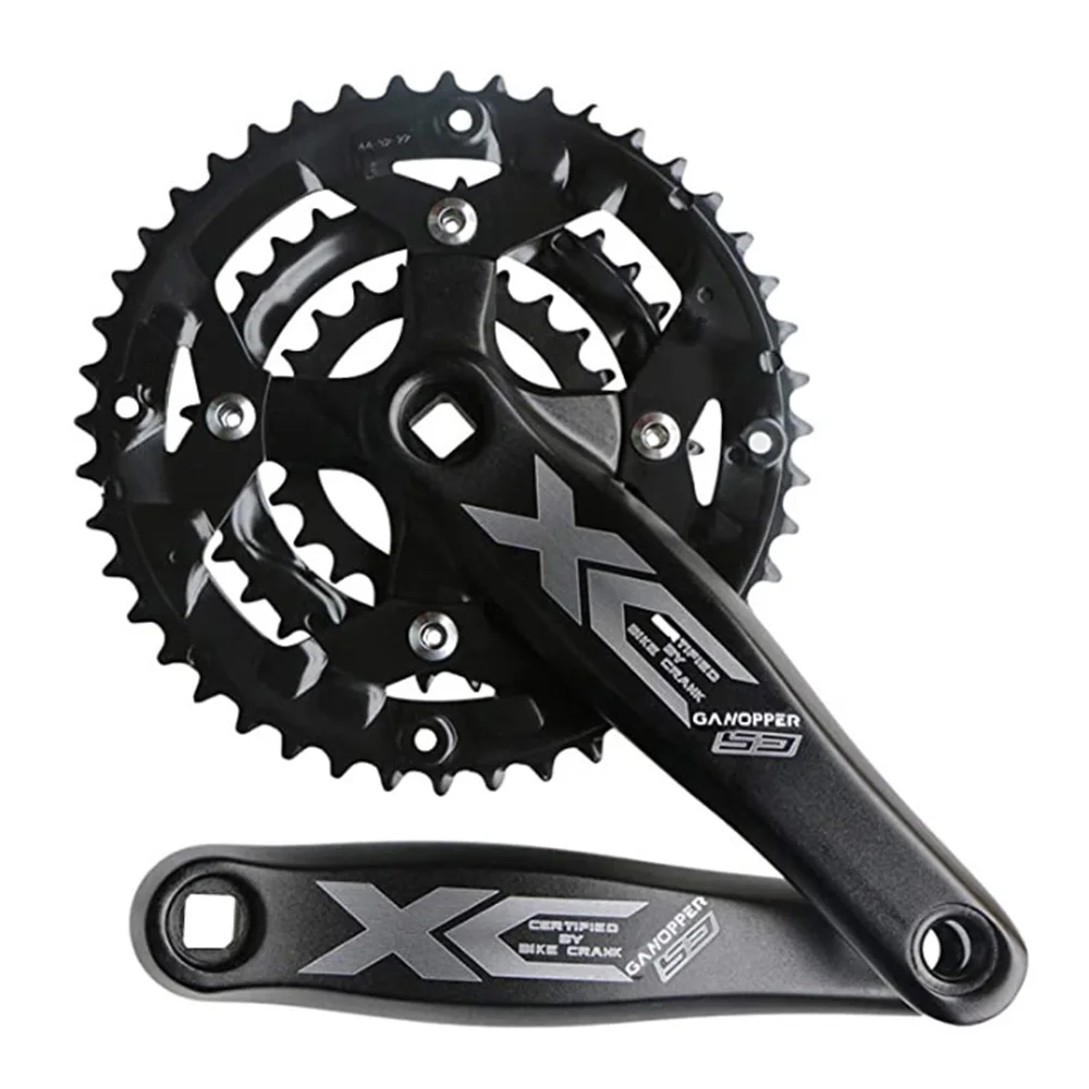 MTB Bicycle Crankset 22T 32T 44T refitting disc compatible 9-Speed 170mm Crank Arm mountain Bike  Chainring 21S 24S 27-Speed