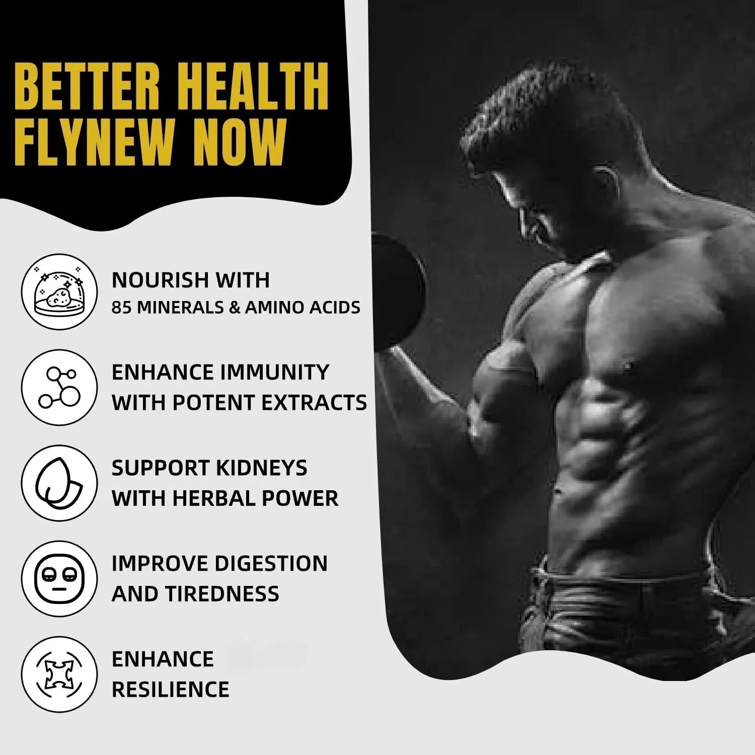 Shilajit Ultra Optimal Potency - zapewnia dodatkową energię, wytrzymałość i wsparcie odpornościowe dla lepszej wydajności podczas treningu