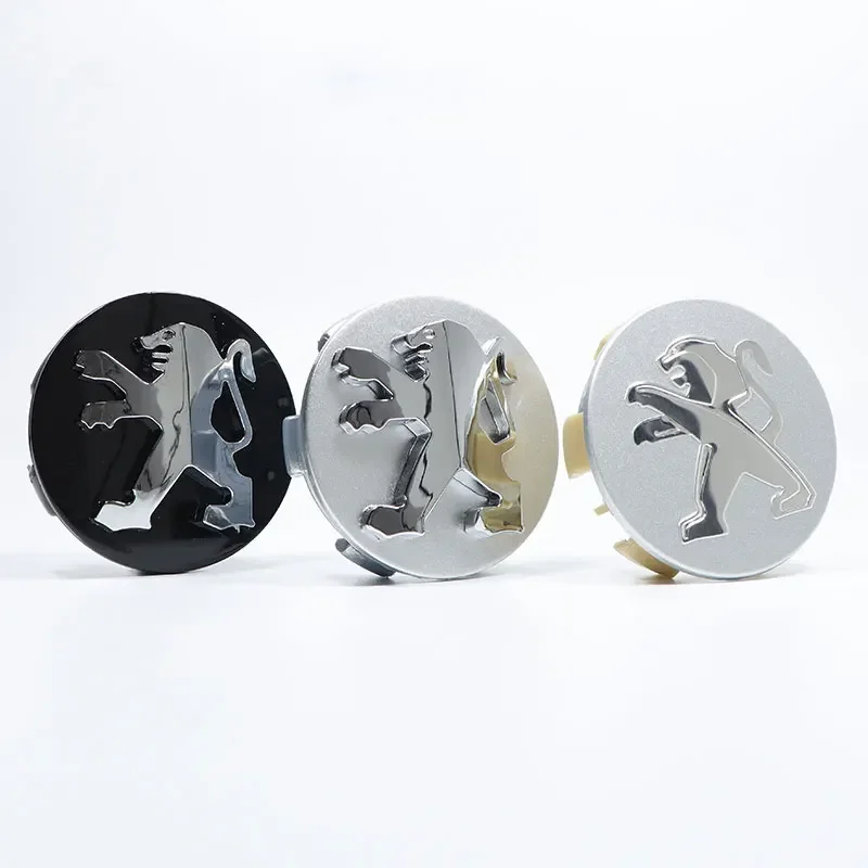 4PCS 60mm Car Styling Wheel Center Cap Hub Covers For Peugeot 206 307 308 301 407 408 508 2008