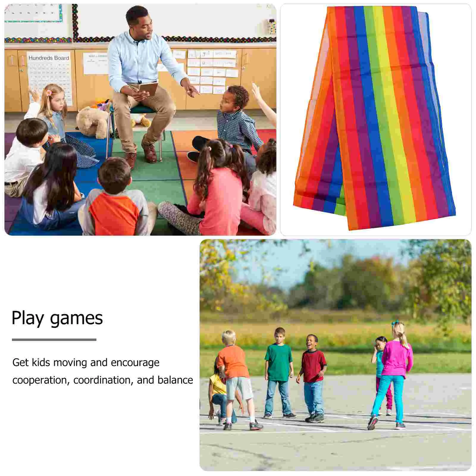 Team Building Game Props Party Favors Kids Playing Adults Teamwork Rolling Mat Running