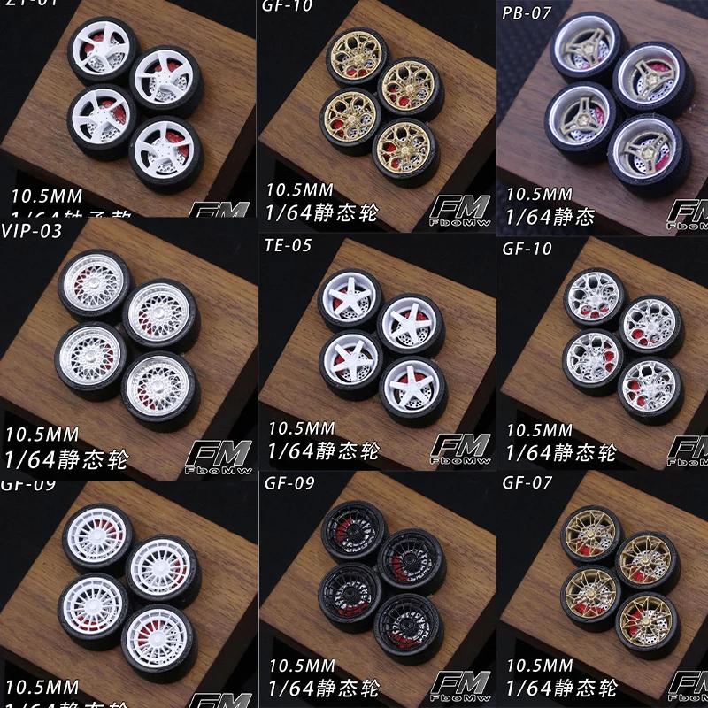 

Модифицированная ступица колеса автомобиля 1/64, 10,5 мм, подходит для статической модели автомобиля 1:64, резиновые шины из смолы для колес