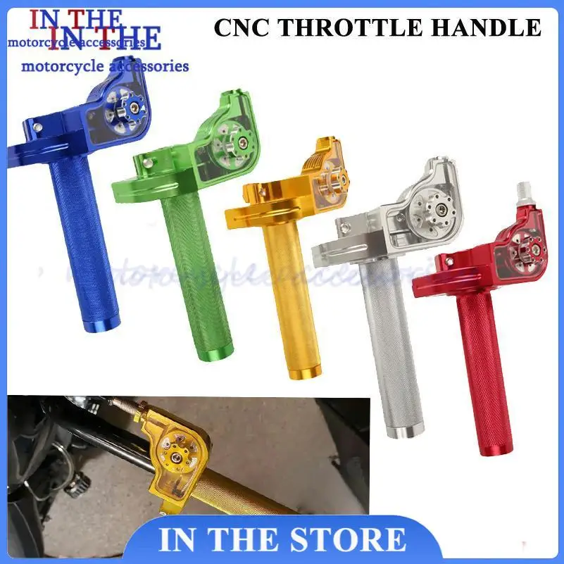 Motorcycle Accelerator Throttle 22mm CNC Grips Handlebars Aluminum Universal Accessories Motocross Scooter Dirt Bike