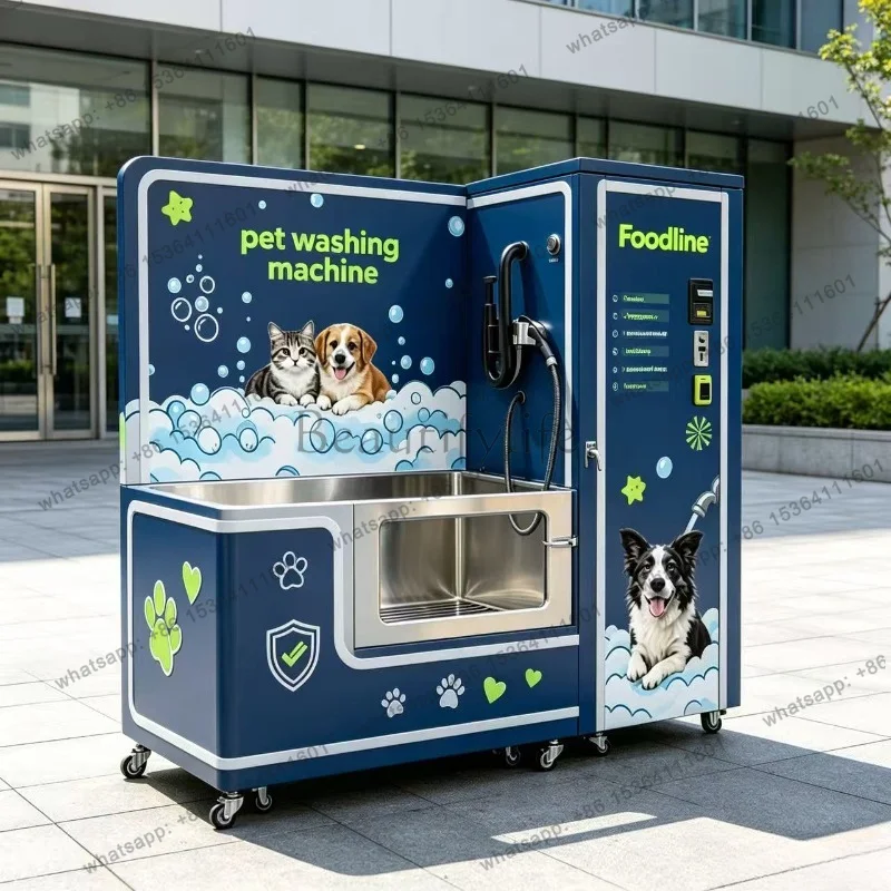 Eco Friendly 24 7 Self Service Dog Cat Washing Machine Customizable Professional Multi Function Easy Clean Pet Bathing System