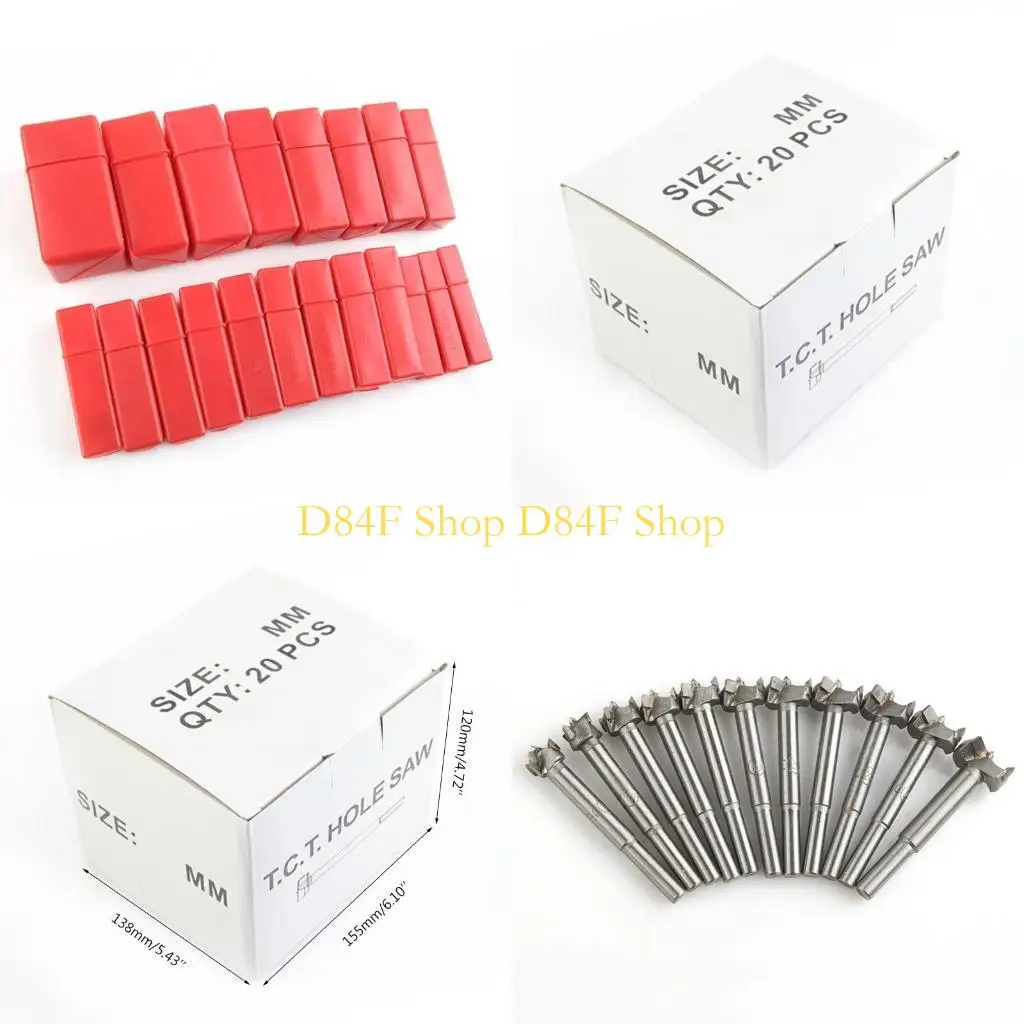 

D84F 20pcs/Set 14-50 мм Forstner Drill Bits