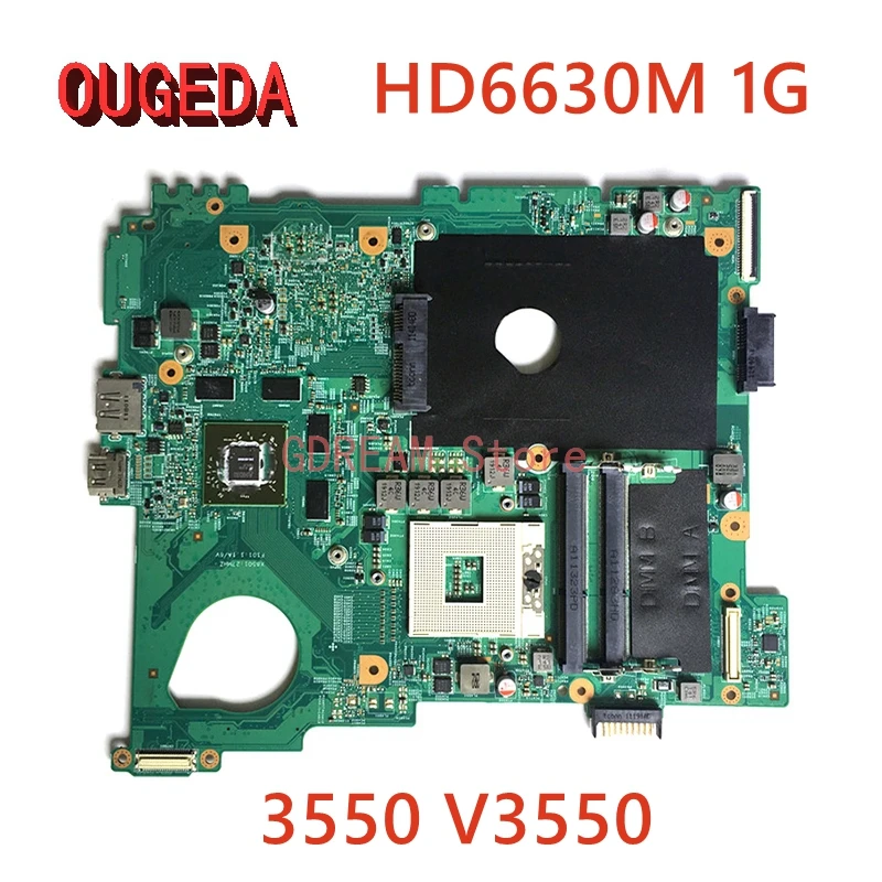 

OUGEDA XV36V 0XV36V CN-0XV36V CN-0F3GY0 Main board For DELL Vostro 3550 V3550 Laptop Motherboard HM67 6630M DDR3 full test