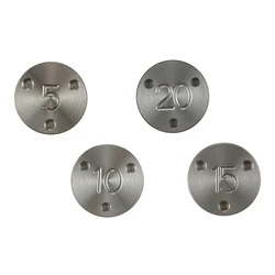 2 Pcs Golf Weights Stainless Steel Tungsten Steel 5/10/15/20g 19x7mm Fits for Taylormade TP Collection Putters Golf Accessories