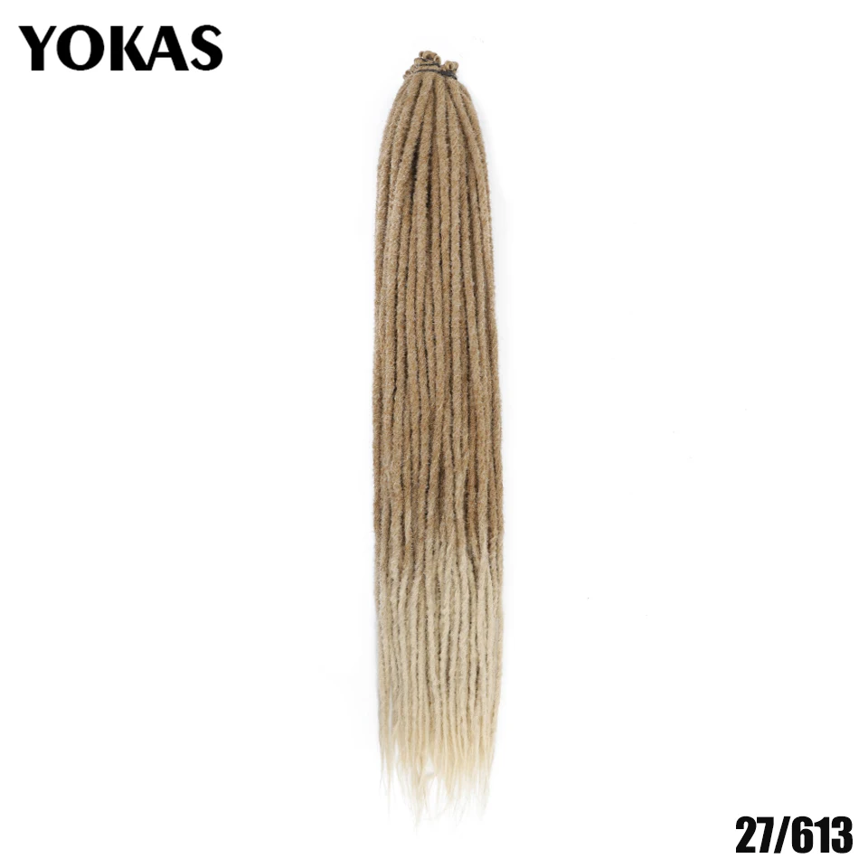 Dreadlock Extensions Handmade Crochet Hair Synthetic 24 36 Inches