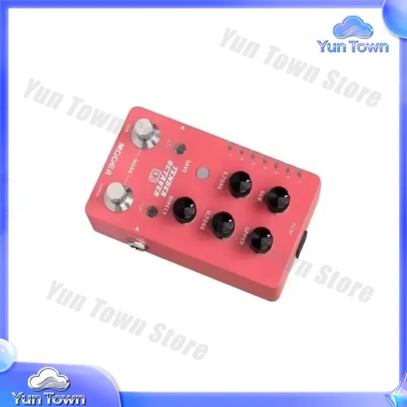 Guitar Pedal Cover for Mooer Tender Octaver X2 for 2 Complete Octaves with Individual Tone Adjustment for Guitar Effects