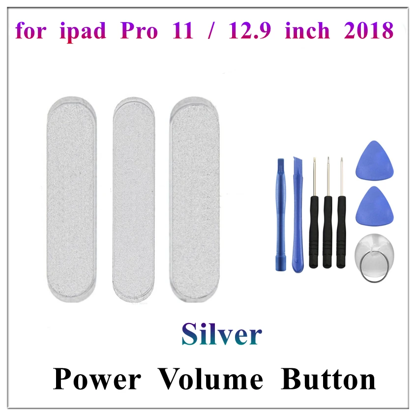 1Pcs Power Volume On Off Side Key Buttons Replacement For iPad Pro 11 1st 12.9 Inch 3rd Gen 2018