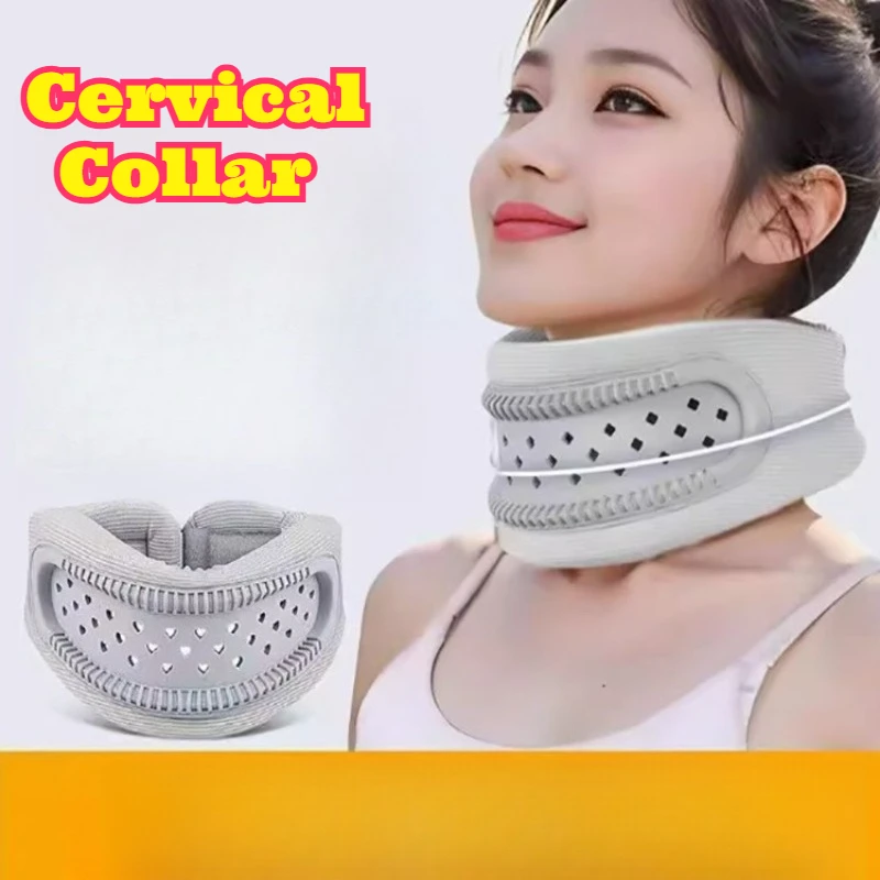 

Cervical Collar Neck Brace Posture Corrector Forward Head Correction Pain Relief Home Office Adjustable Spine Support Collar New