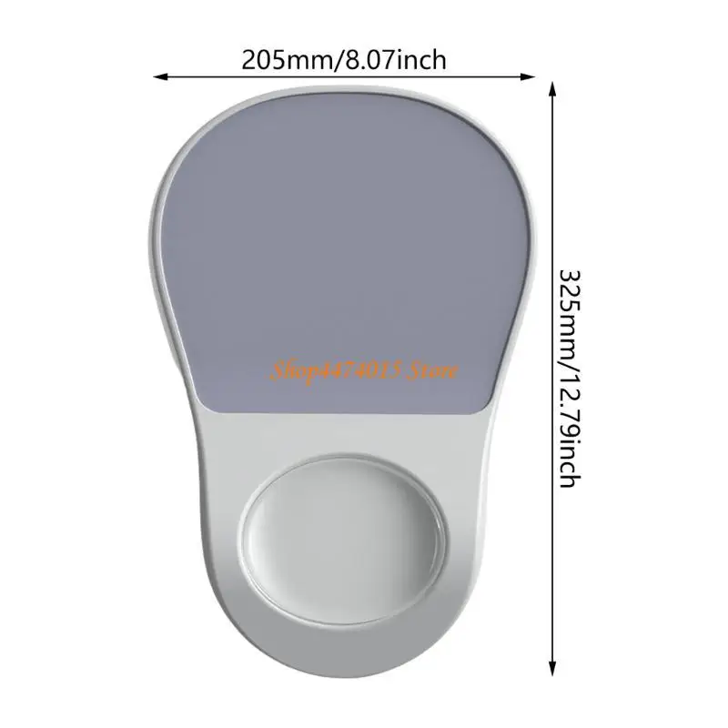 K1AA Ergonomic Mouse Pad with Massage Wrist Support and Secure Slip Resistant Base